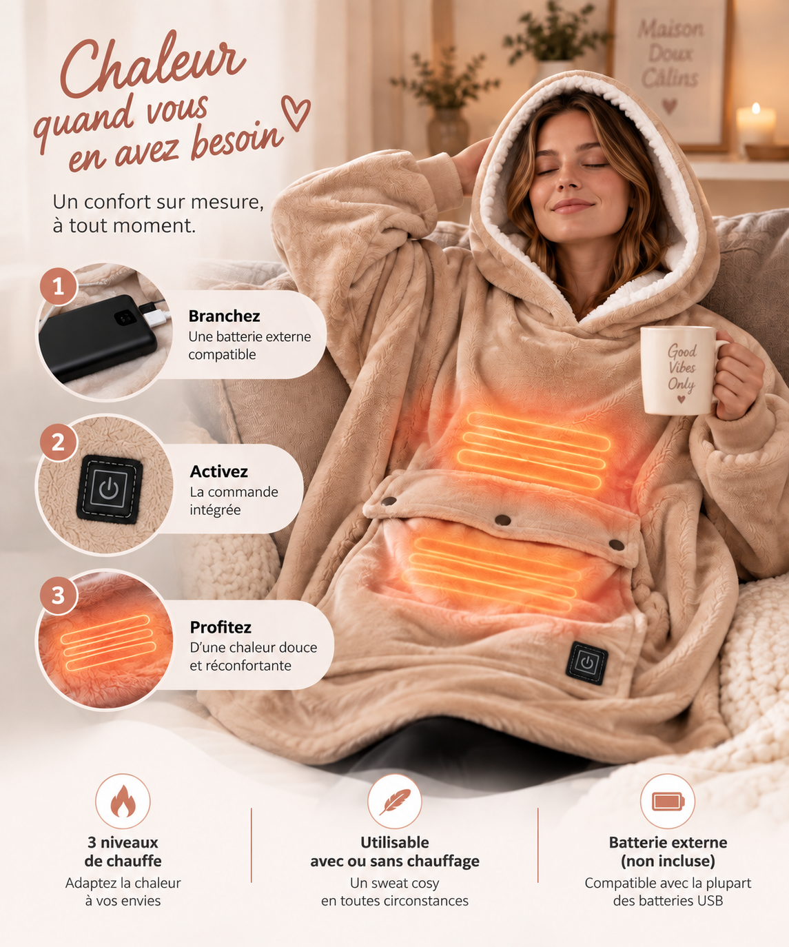 De la chaleur quand vous en avez besoin